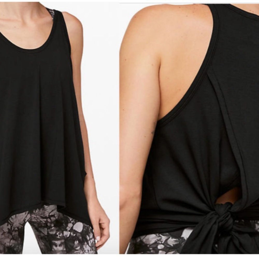 Set of 3 Lululemon Athletica Open Ends tank in Black, Solar Grey, and White